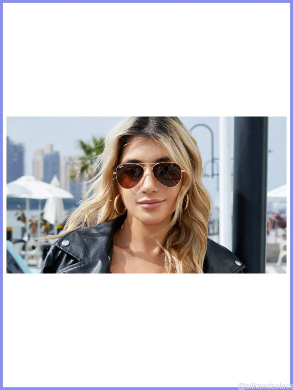 Pro Acme Classic Aviator Sunglasses Glass Lens Metal UV400